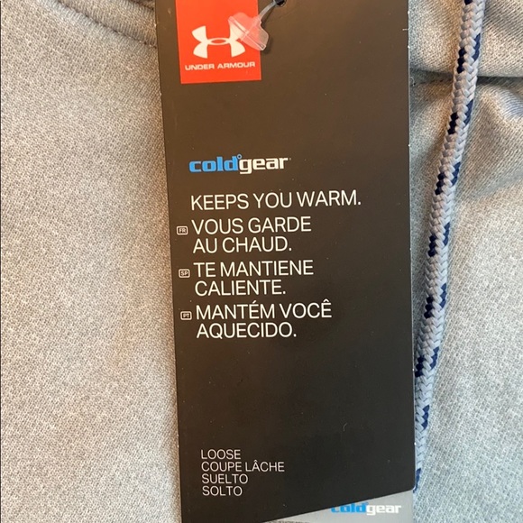 Under Armour Hooded Gray Sweatshirt - Picture 3 of 4